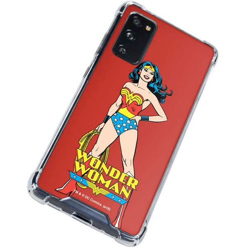 DC Comics Wonder Woman Classic Art Pose Galaxy S20 FE Clear Case